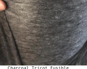 Charcoal Tricot Fusible Interfacing