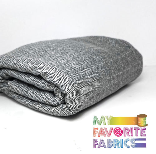 Grey Herringbone French Terry CLOSEOUT