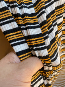 Marigold Stripe Ribbed Knit