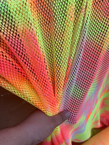 Adella Tie Dye Fishnet